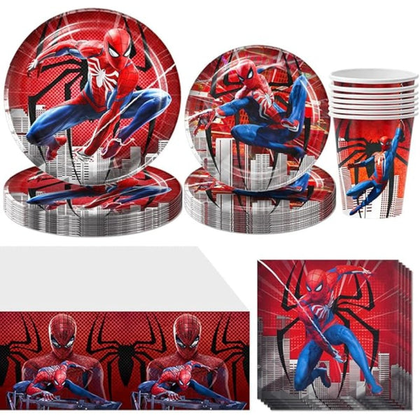 Spiderman Tableware Set 10 Pcs