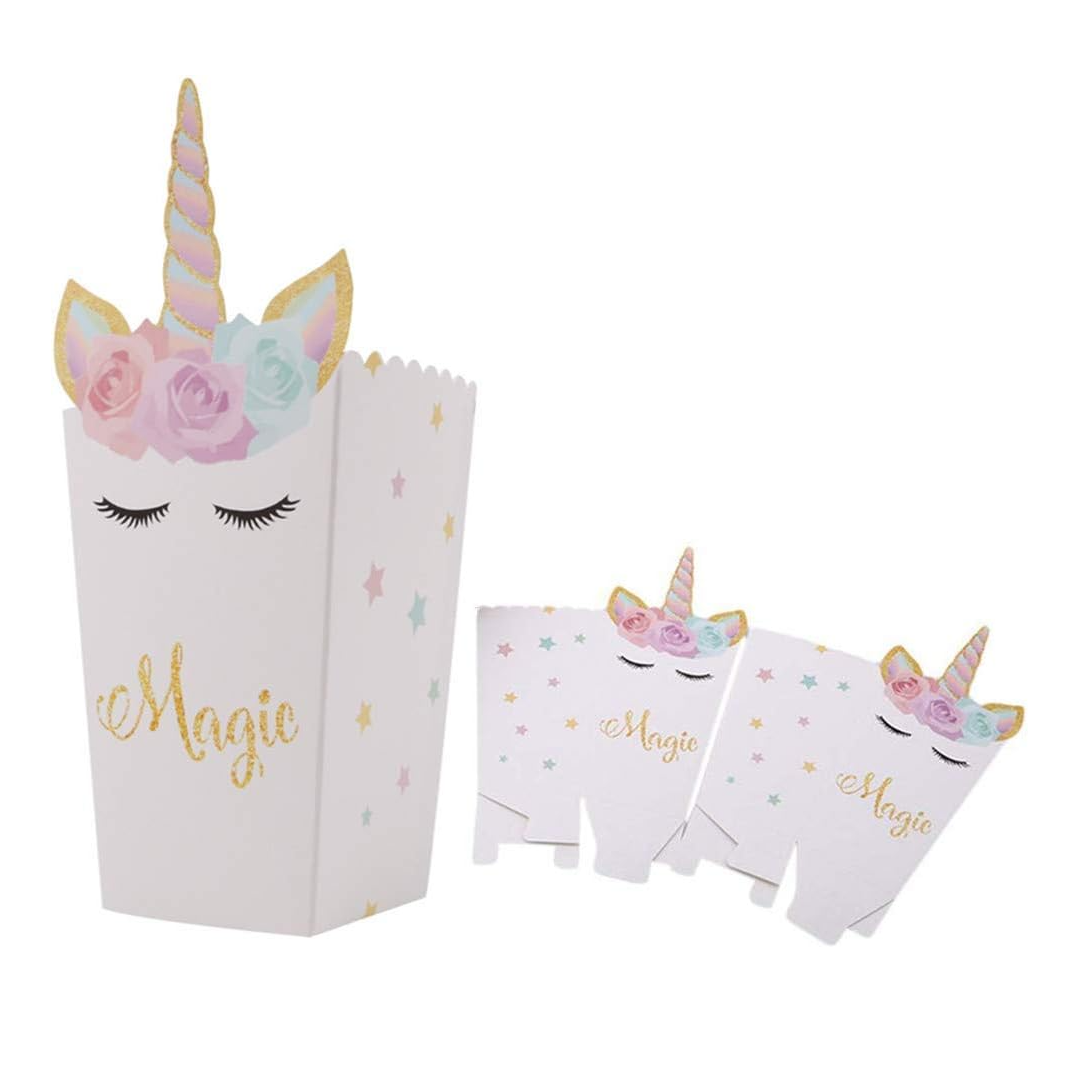 Unicorn Popcorn Boxes Set