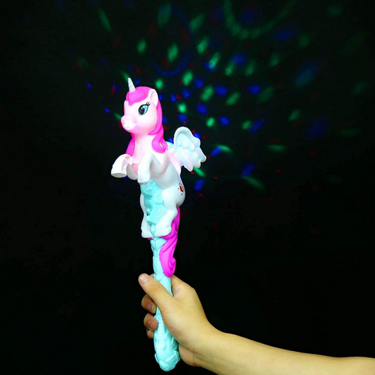 LED light-up flying unicorn