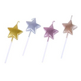 Load image into Gallery viewer, Star Shaped Sparkler Candles Metallic
