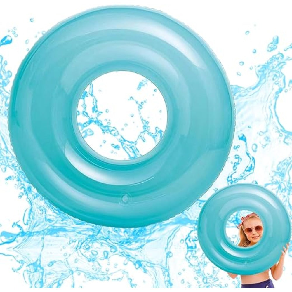 Intex Transparent Blue Inflatable Pool Ring 76 cm