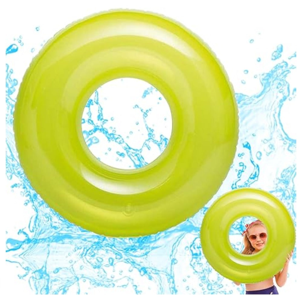 Intex Transparent Green Inflatable Pool Ring 76 cm