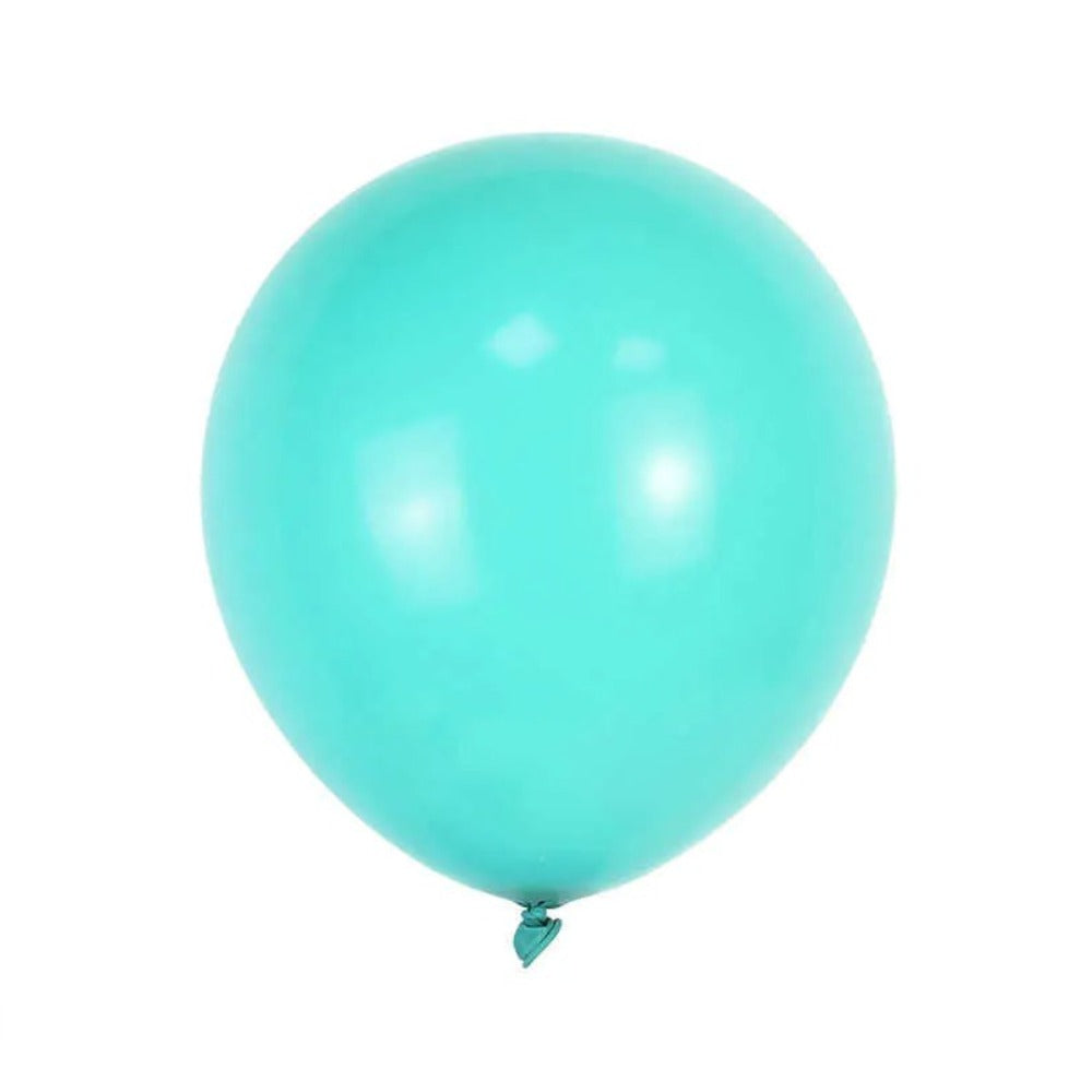 12 Inch Tropical Metallic Balloons (Green)