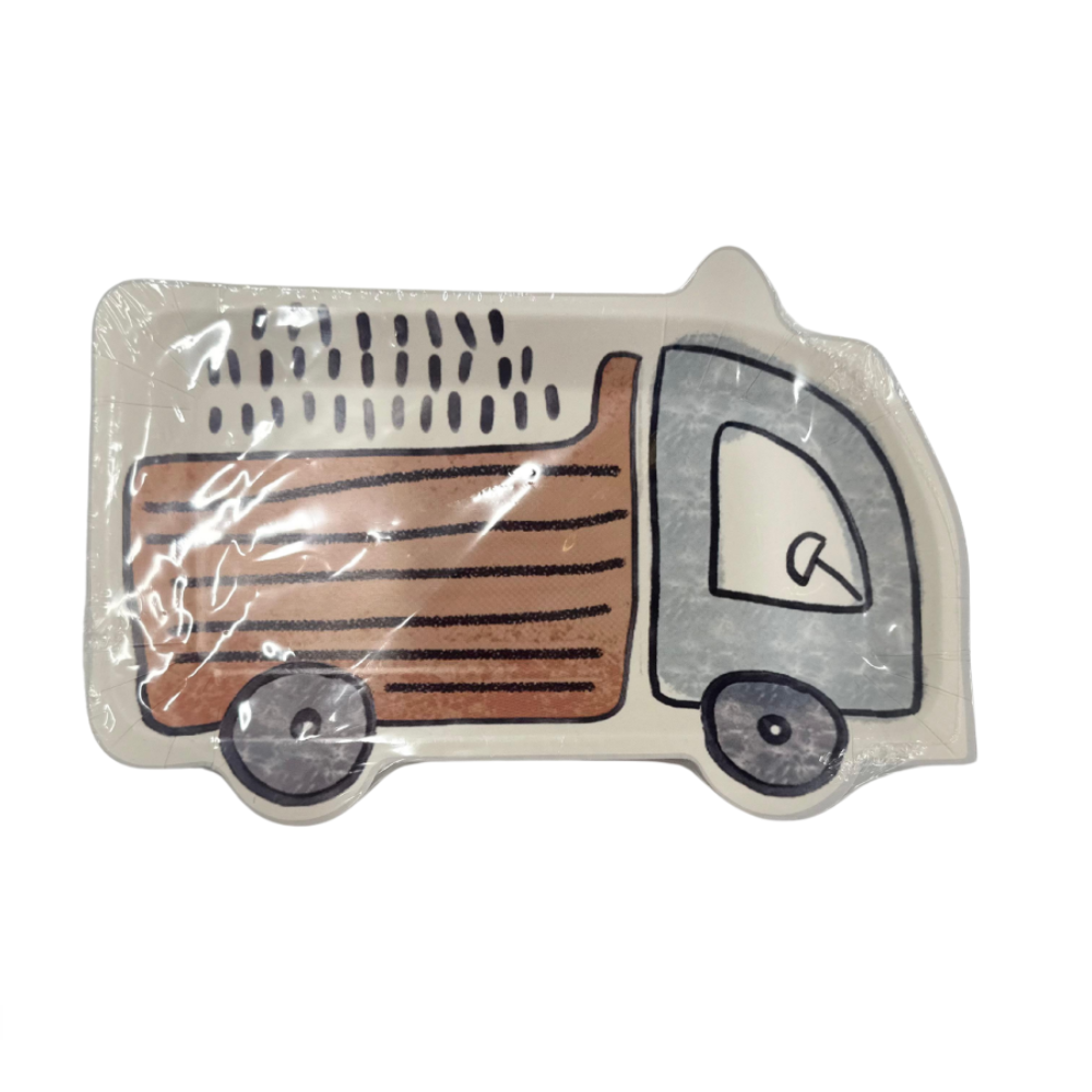Truck Shaped Plate 8 Pcs