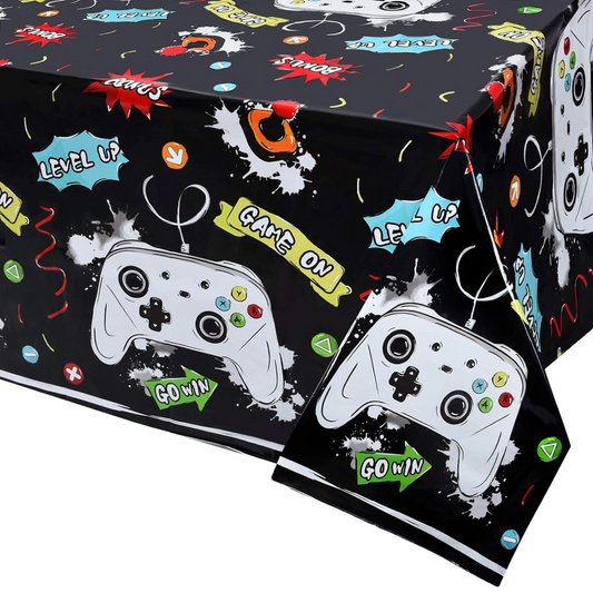 Gaming Theme Party Disposable Table Cover