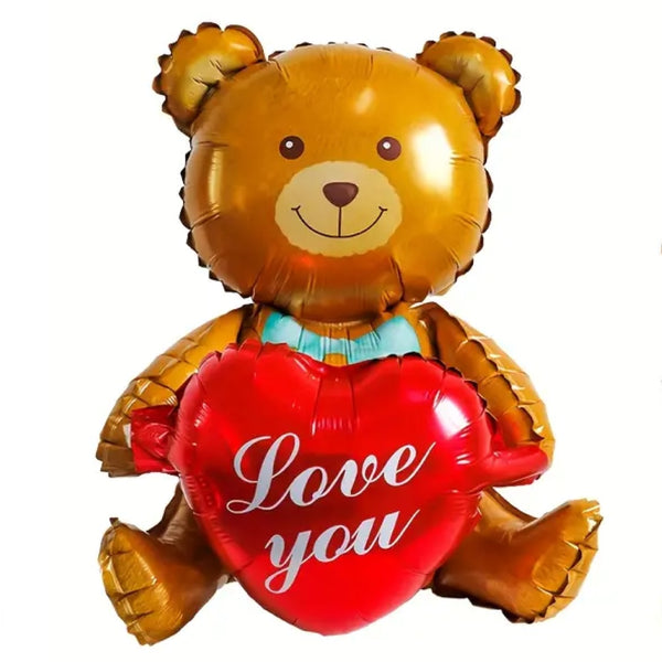 Bear with Heart Foil Balloon 105*66cm (Copy)
