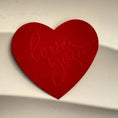 Load image into Gallery viewer, Heart Love you 5pcs paper cards
