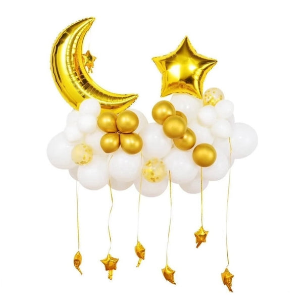 Ramadan Moon Star Cloud - Air Filled Arrangment