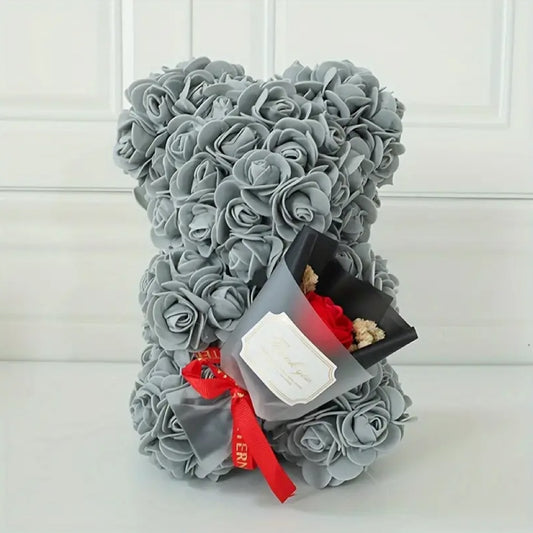 Rose Teddy Bear -23 CM