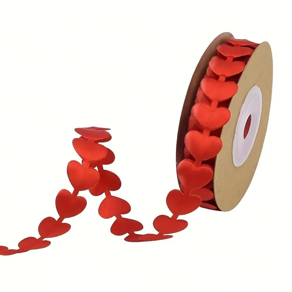 Red Heart Shaped Ribbon for valentines