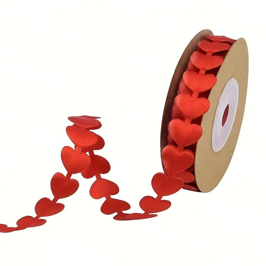 Red Heart Shaped Ribbon for valentines