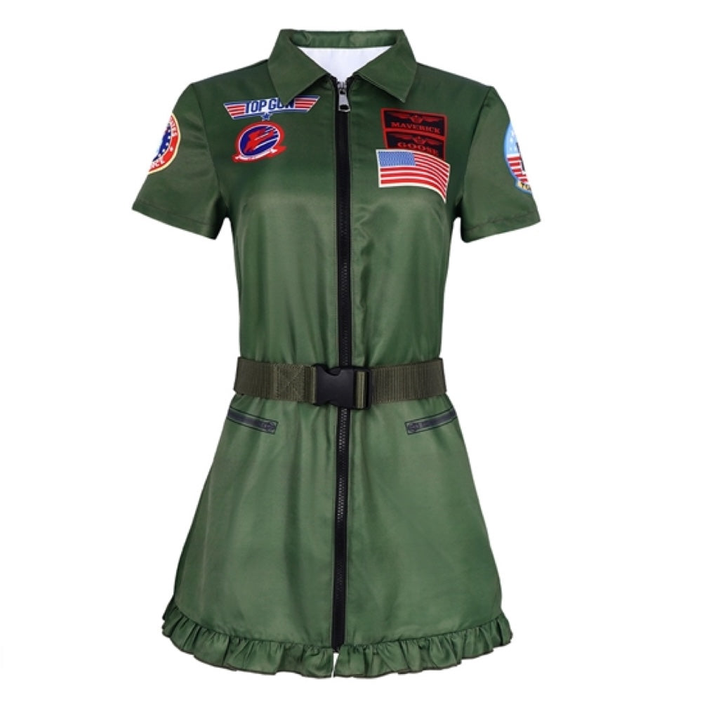 Women'S Pilot Costume Military G - Top Gun
