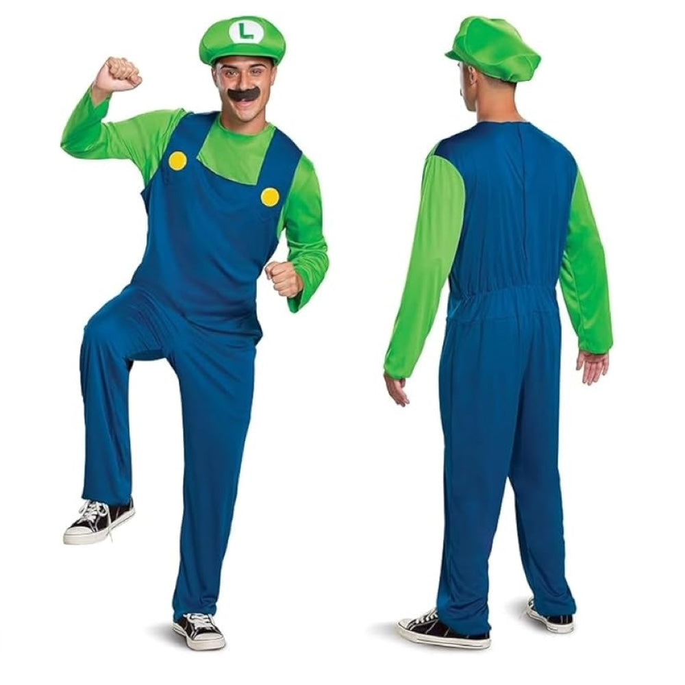 Super Mario Luigi Costume - Men