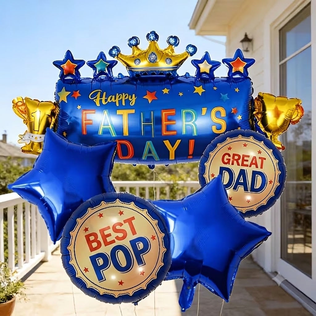 Father's Day Foil Balloon set - Helium