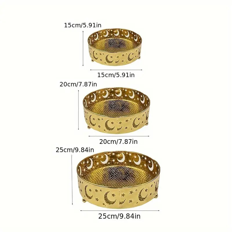 Eid  Unique Set of Trays - 3 Pcs