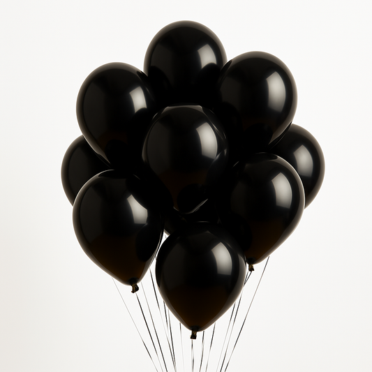 Black Helium Ballon Bunch-20pcs
