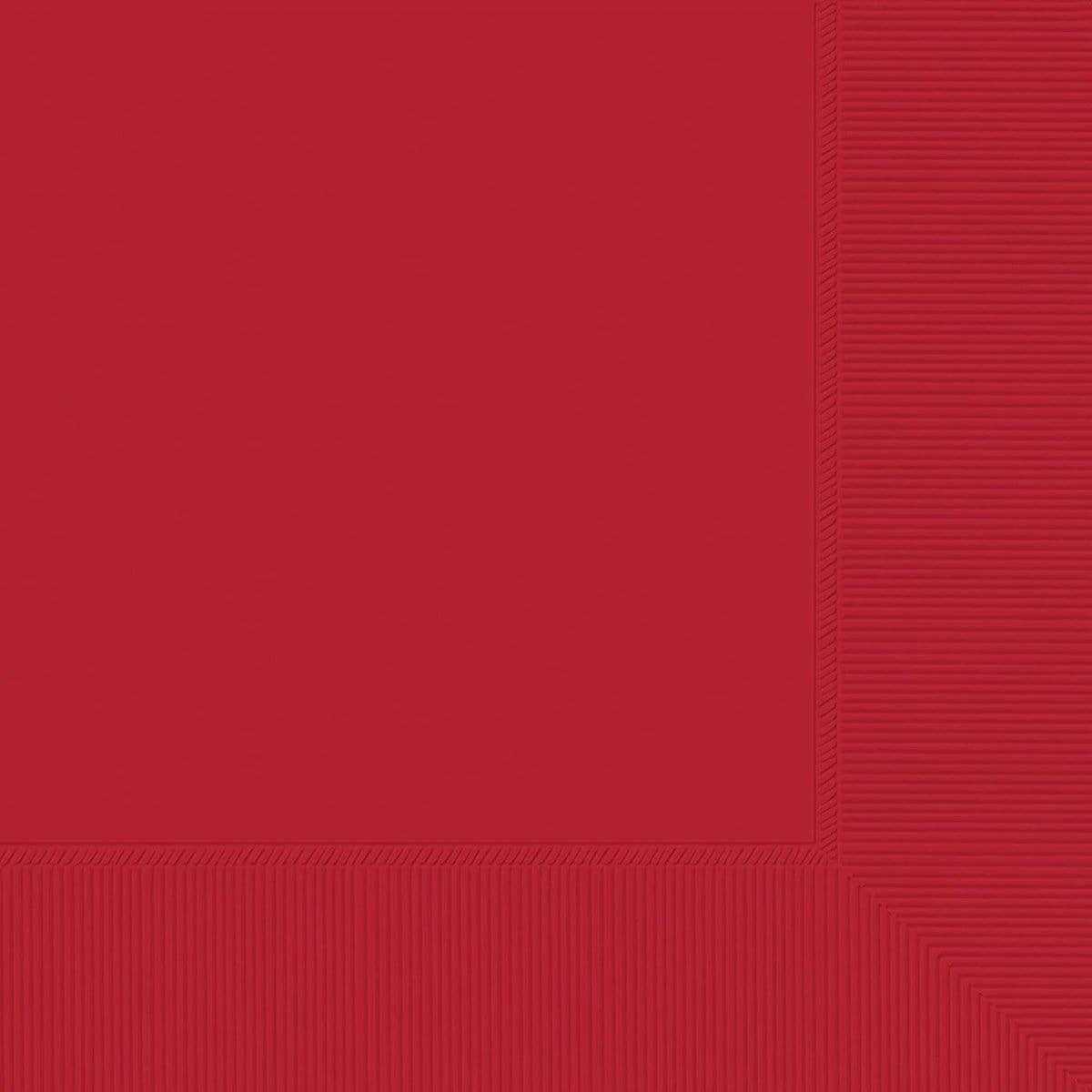 Red Paper Napkins