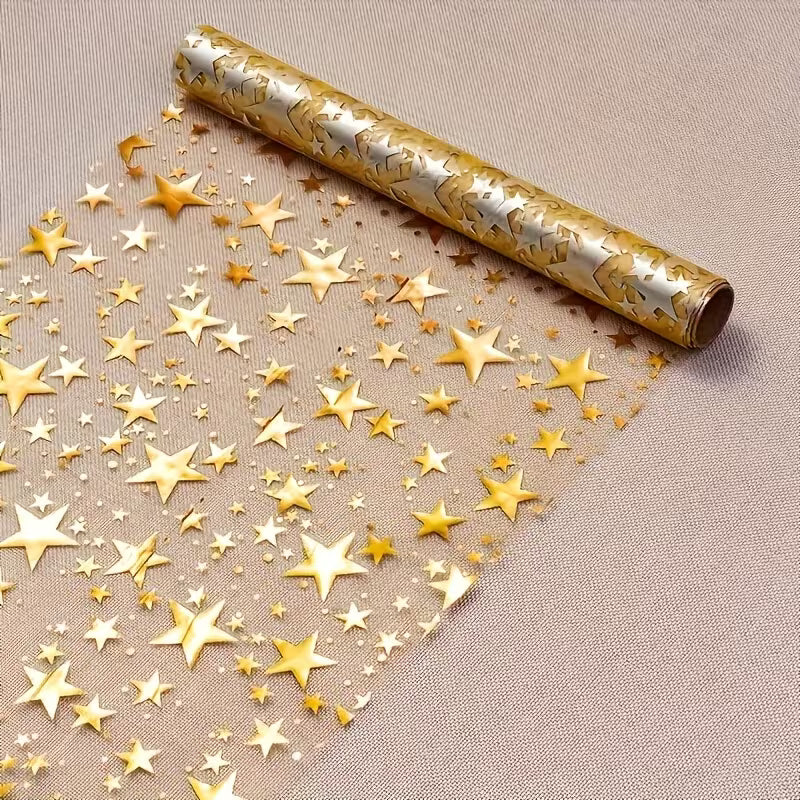 Elegant Golden Star Table Runner 275*28 Cm