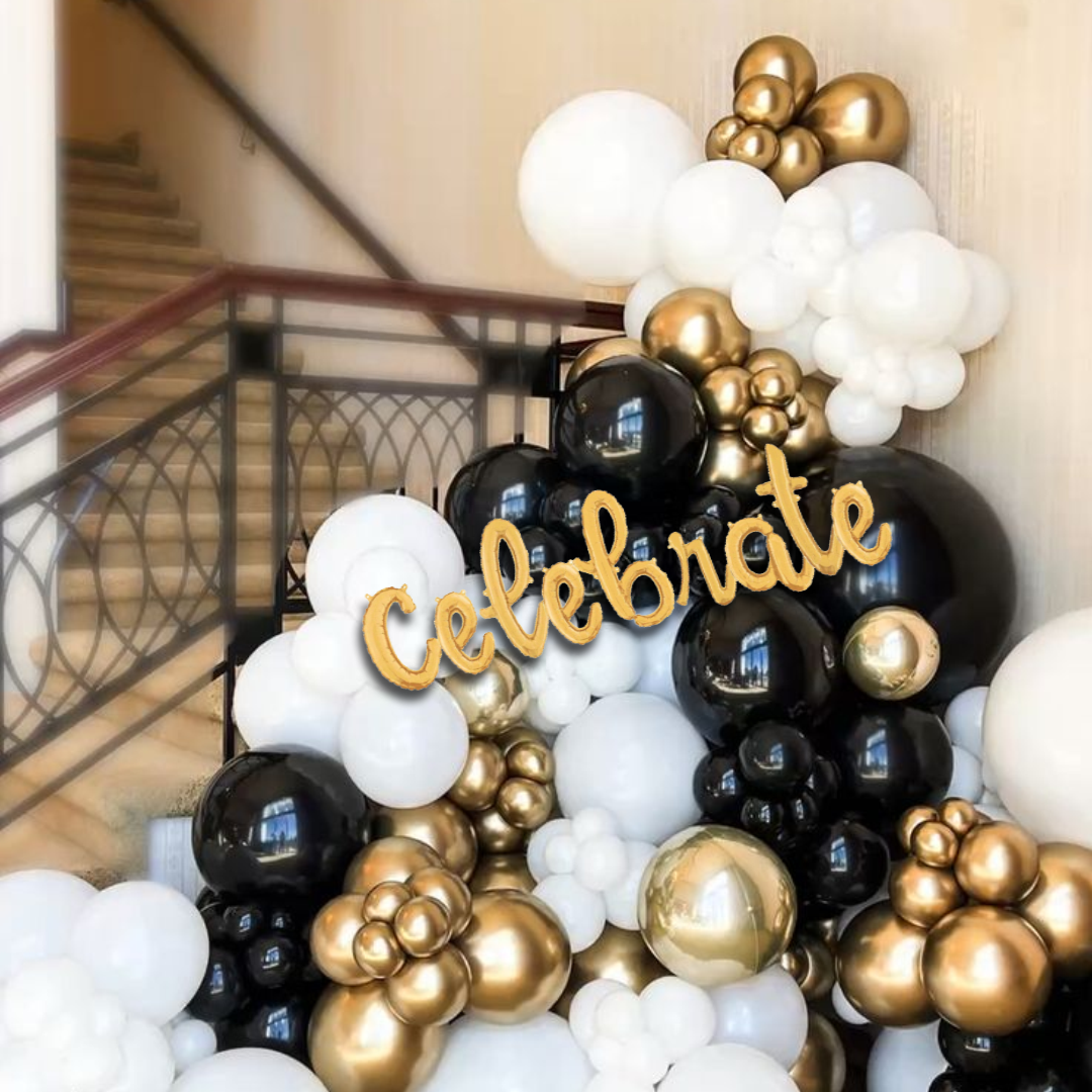 Celebrate Script Phrase 59" Balloon (Non-Inflated)