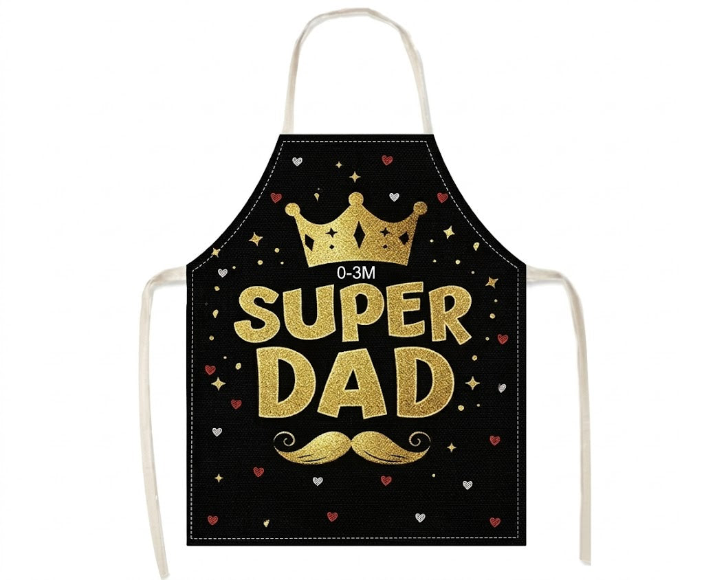 Father's Day Super Dad Apron