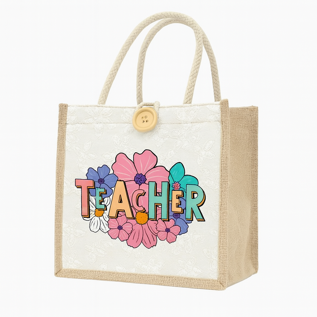 Floral Teacher's Day Bag