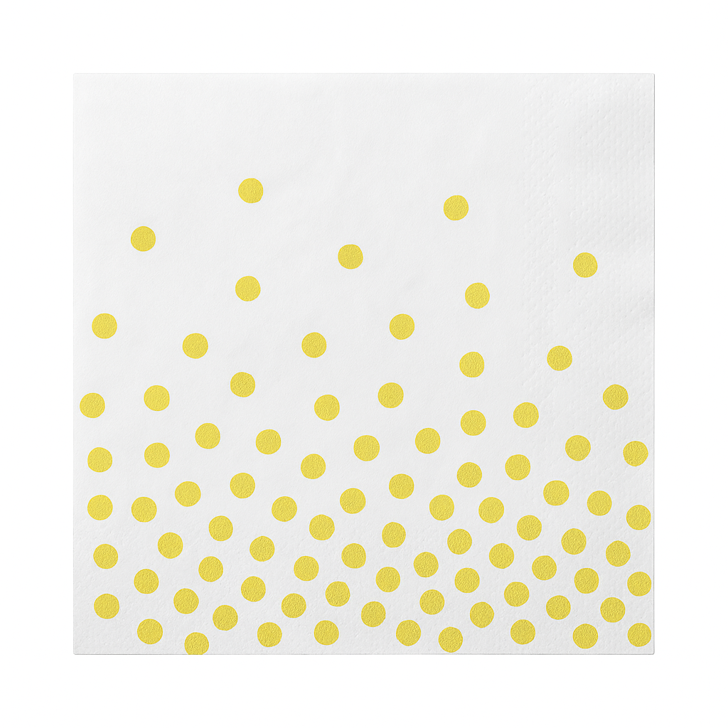 White and gold Theme Napkins 10 Pcs