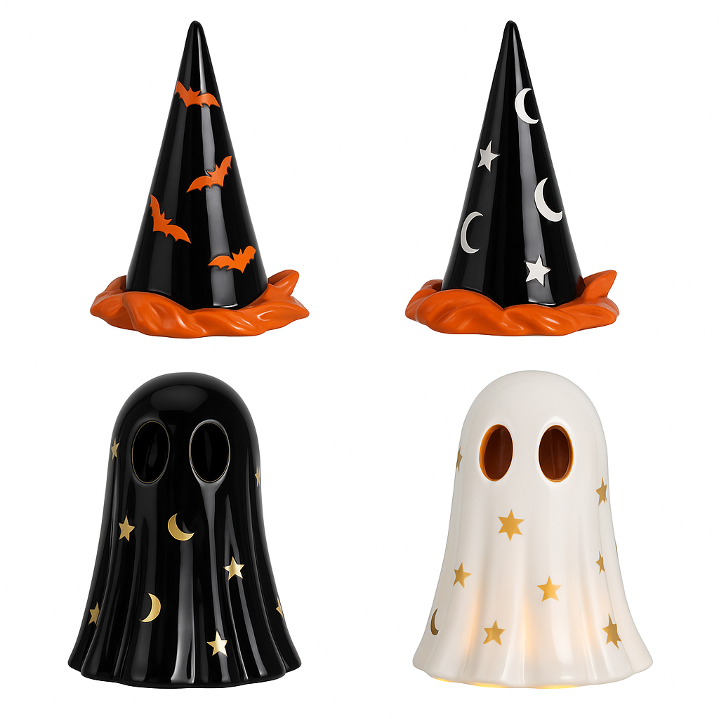 Spooky 2Pcs Light up Tabletop Decoration