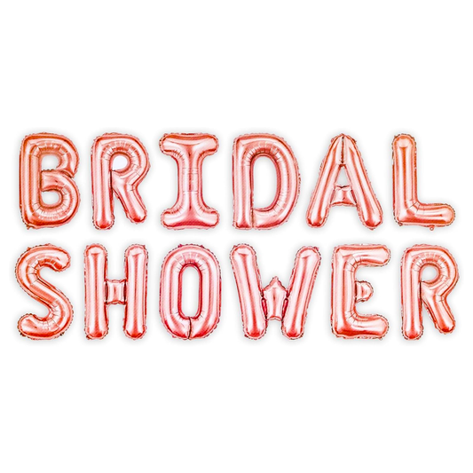 Bridal Shower Letters Foil Balloons