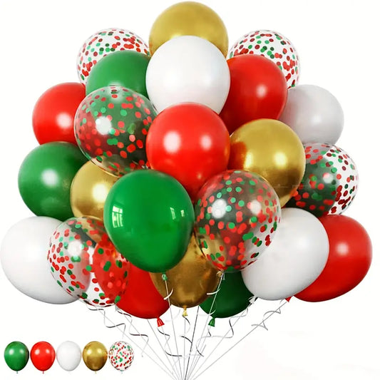 Christmas Festive Multicolor Balloons