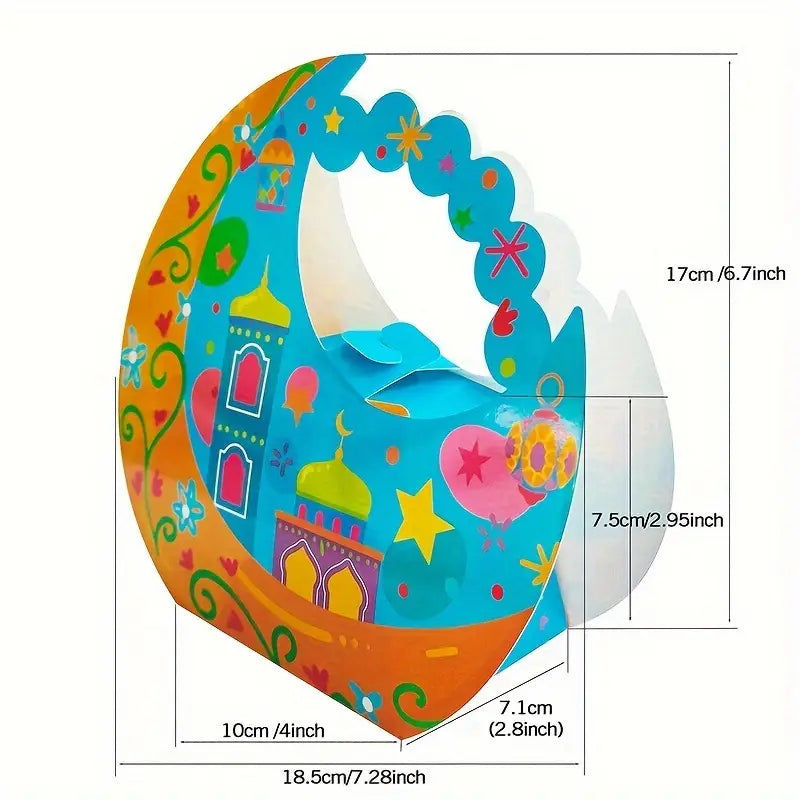 Garangao Moon-Shaped Candy Box - 4 Pcs (without candy)