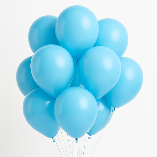 light Blue Helium Balloon bunch-20pcs