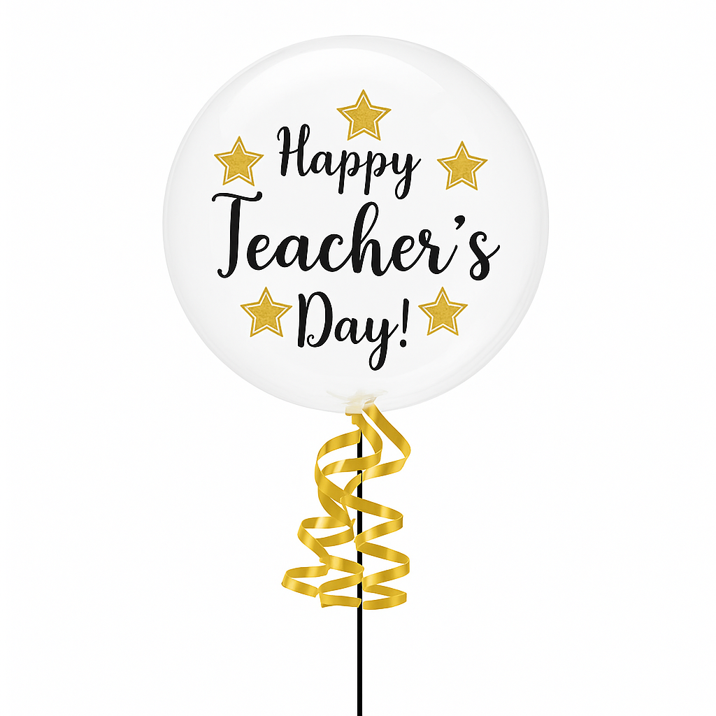 Happy Teacher's Day Bobo Balloon