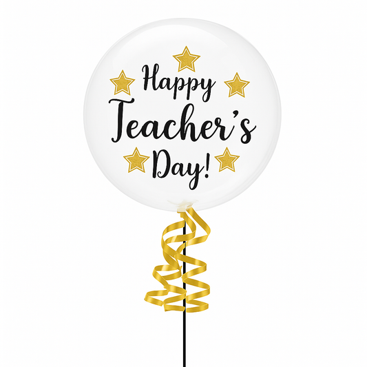 Happy Teacher's Day Bobo Balloon