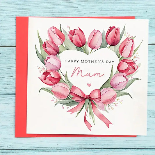 Charming Mother's Day Card with Envelope -1 Pc