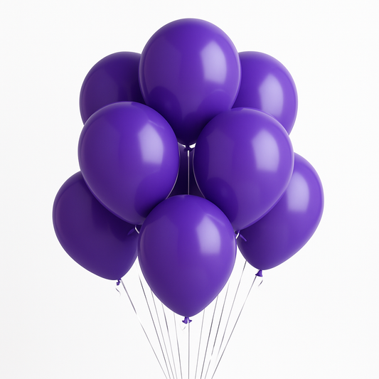 Purple Helium Balloon Bunch-20Pcs