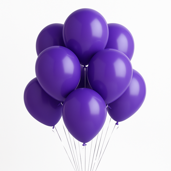 Purple Helium Balloon Bunch-20Pcs