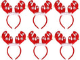 Load image into Gallery viewer, Christmas Red Reindeer Headband
