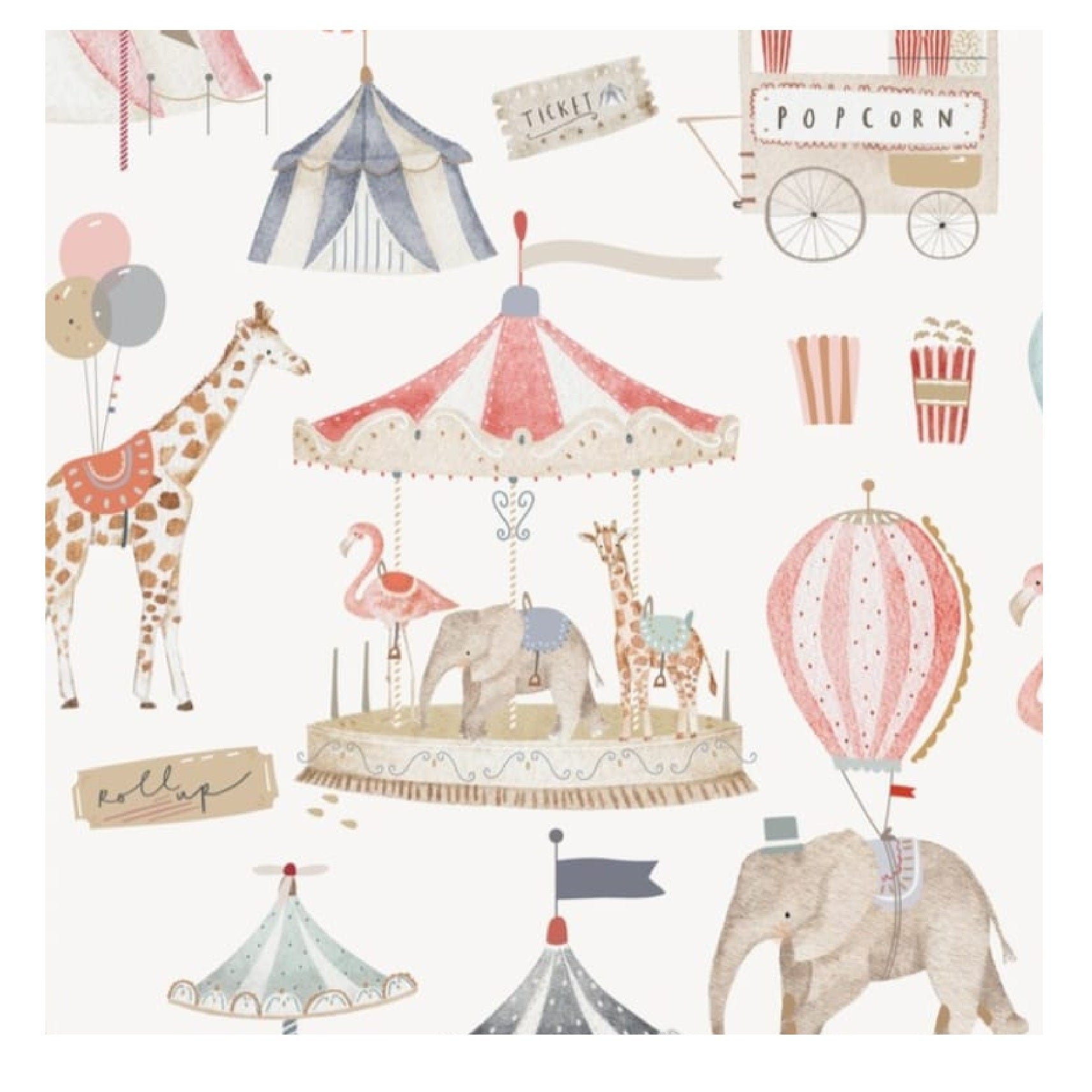 Circus Theme Paper Napkins
