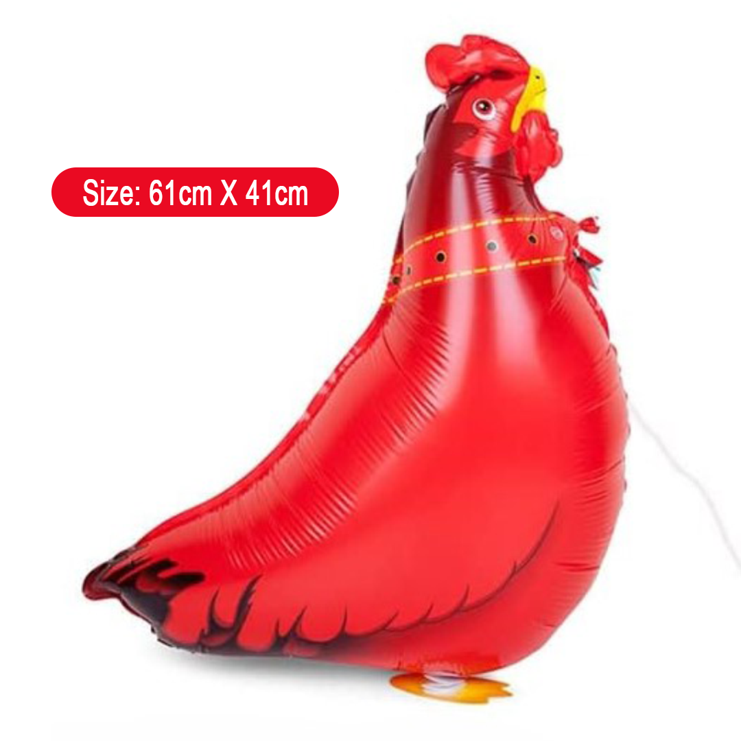 Walking Pet Balloon Chicken Farm Animal