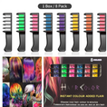 Load image into Gallery viewer, Temporary Hair Chalk Comb for Girls Kids - 8 Pcs
