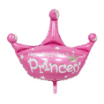 Load image into Gallery viewer, Happy Birthday Princess Crown Shape Foil Balloon
