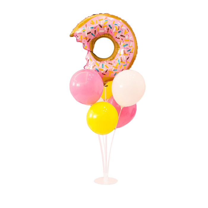 Big Giant Donut Cut Foil Balloons Set