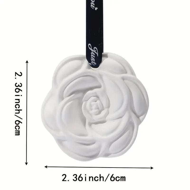 Hanging Aromantic Air Freshener White - Reusable with Essential Oil