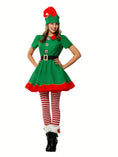 Load image into Gallery viewer, Christmas Elf Costume for Females & Girls
