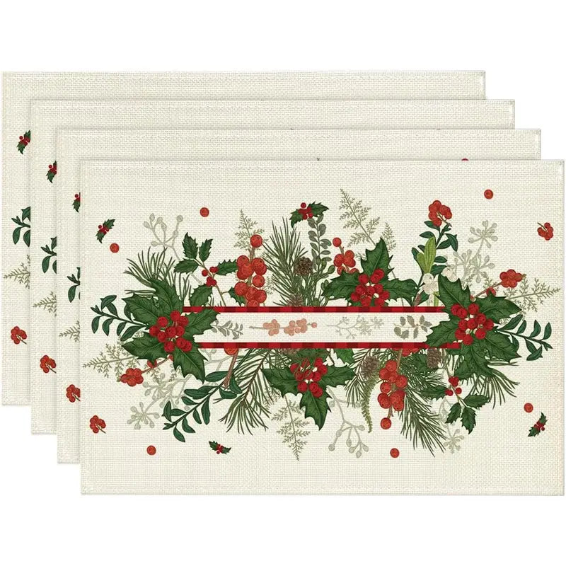 Christmas Table Placemats for Dinning 32*45cm