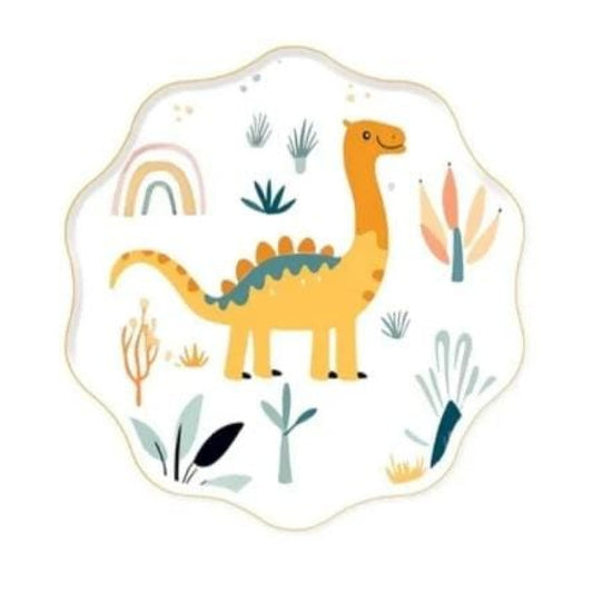Dinosaurs Theme 10.5 Inch Paper Plates