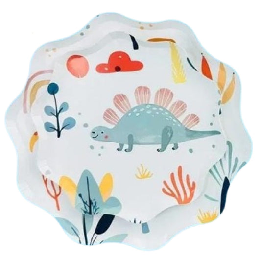 Dinosaurs Theme 8.5 Inch Paper Plates