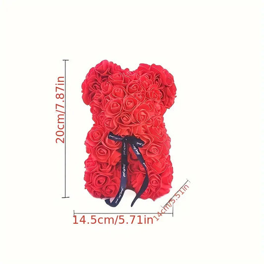 Valentine Red Rose Bear