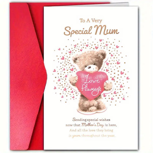 Adorable Mother's Day Card with Envelope