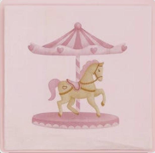 Enchanted Carousel Theme Paper Napkins